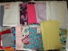 Stoffpaket Konvolut Stoffe Stoffreste ca. 11,5 kg uni, gemustert.... #1