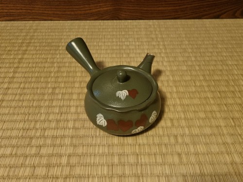 Japanische teekanne kyusu aus - japanische, teekanne/kyusu