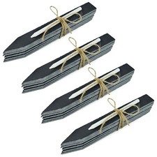 24x pflanzschilder schiefer - pflanzschilder,