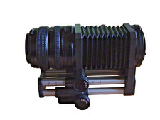 NOVOFLEX BALGENGERÄT + NOFLEXAR 4/105 OLYMPUS-OM, mit Adapterring gebraucht