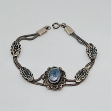 Vintage Trachtenschmuck Armband 900 Silber Silberarmband 18 cm Trachtenarmband 