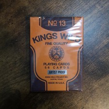 Back to School Crayon Playing Cards LTD Artist Proof Kings Wild Shorts Rare Deck