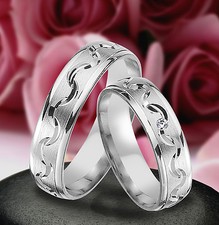 2 SILBER Trauringe Eheringe