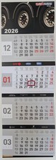 4 - Monats - Kalender 2026 / Wandkalender - LKW-Ersatzteile