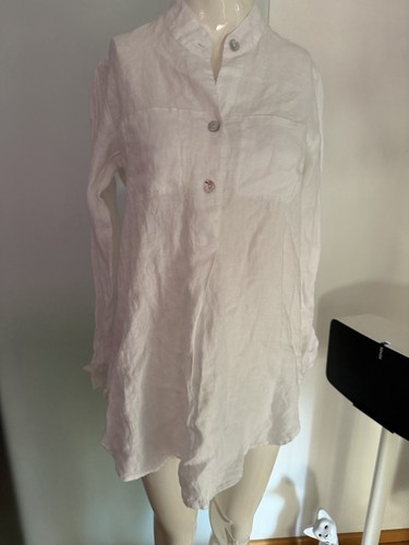 Leinen kleid long bluse von - kleid,