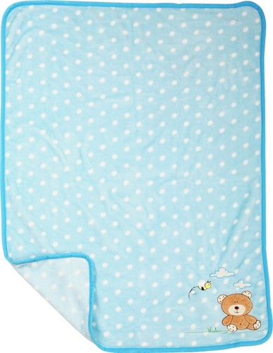 Babydecke hellblau 100 x - ca.,