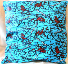 SPIDER-MAN / Aktion-Man / Kissenhülle    40 x 40 cm    Blau     Handmade