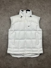 weiße Vintage Pufferweste