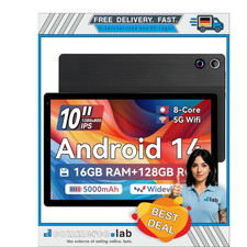 Tablet 10 Zoll (2025), Android 14 Tablet 10.36 Zoll Octa-Core,1280x800 IPS,16...