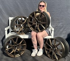 4x CMS C33 18 Zoll BRONZE Bronze 8x18 ET48 5x112 passend für Mercedes, Audi, VW