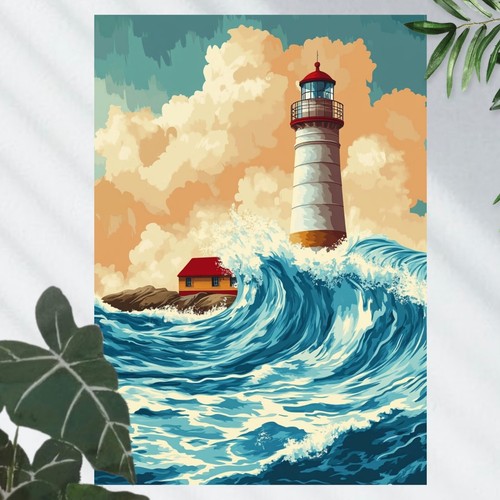 Leuchtturm poster schöne - leuchtturm,