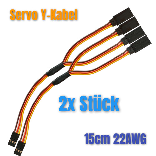 15cm servo verlängerung - 2x,