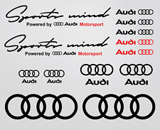 Audi Sports Mind Aufkleber Sticker Quattro A3 A4 A5 A6 TT S3 Rs Q8 sport tuning