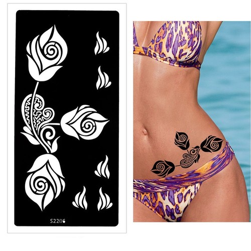 Henna tattoo schablone - tattoo,
