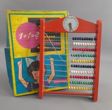 DDR PROHAG Eisfeld Holzspielzeug ABAKUS Spielzeug Rechenspiel Gesellschaftsspiel