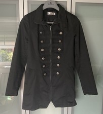 Damen Jacke Uniform Styl Größe L Schwarz 