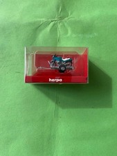 Herpa 1:87 (050753) Motorrad BMW RS 1100 auf Autoanhänger OVP