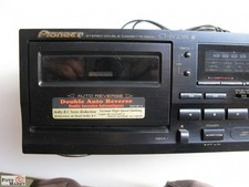 Pioneer Stereo Double Cassette Deck CT-W208R für MC Musik-Kassetten 