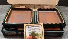 Melitta Friesland Katen Geschirr 2er Set Toastpfännchen 14 x 14cm braun rustikal