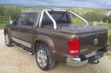 HSP Trittbretter V2A 100mm passend für VW Amarok (10-20) Schwellerrohr Sidebar