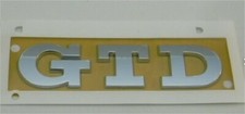 Original VW "GTD"Schriftzug