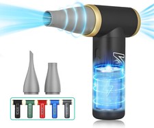 JetFan 2 Elektrisches Staubgebläse Hand Ventilator Handgebläse schwarz (V12A)