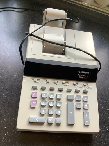 Canon p29 div tischrechner - p29-div, wie