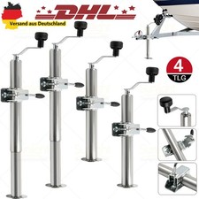 4x Hubstütze Anhängerstütze