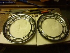 2 Felgenchromringe Mercedes Ponton?