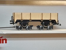 Spur G - LGB , ROLLBOCKSET + LADUNG  ( Holzbeblankter Güterwagen ) + Zubehör