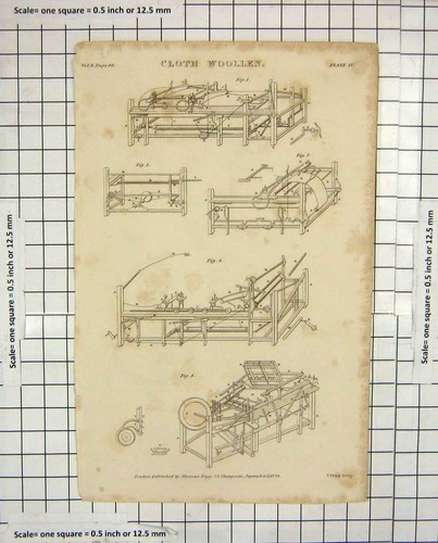 Original alter antiker - , druck