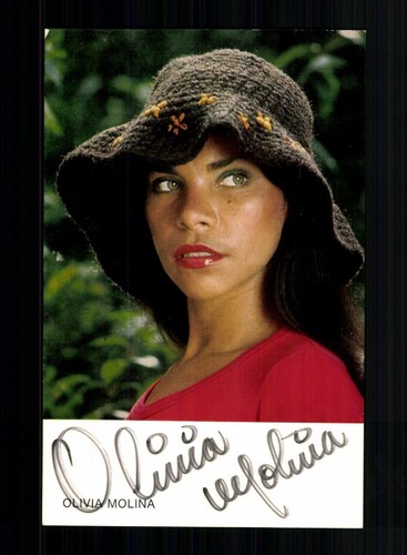 Olivia molina autogrammkarte - olivia,