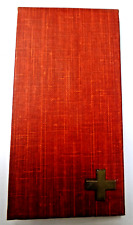 Werbegeschenk Mini Notizbuch Leinen vor 1918 Schweiz