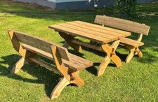 Gartenmöbel Set Birktal Holz