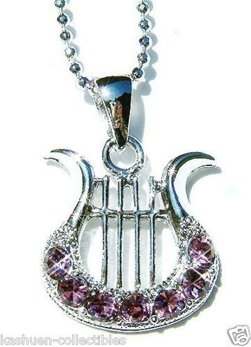 Lila harp aus - harp, swarovski