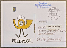 Bundeswehr -Feldpost 6490 a - ILÜ LandOP 2016 - entgeltfrei  nach KFOR - Karte 3