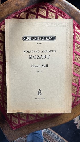 Mozart noten missa moll - missa,