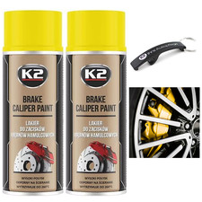 2 x Bremssattellack GELB K2 2