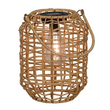 LED Solarlampe SAVANA braun