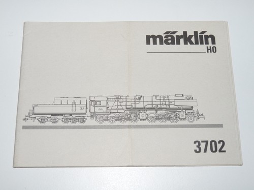 Märklin 3702 anleitung - h0,
