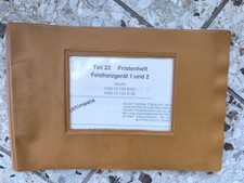 Bundeswehr Fristenheft Teil 22 Feldheizgerät 1 und 2 TDv 4520/001-22