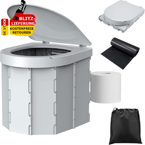 Tragbare campingtoilette - tragbare,