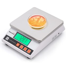 Bonvoisin 10kg x 0.1g Digitalwaage Genaue Elektroniklaborwaage CE-Zertifizierung