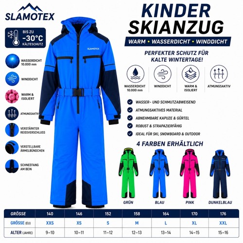 Schneeoverall schneeanzug - schneeoverall,