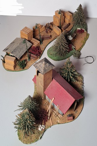 Diorama feuerwache - 3x,