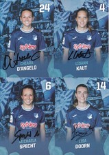 4 Autogrammkarten  TSG 1899