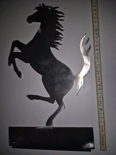 Ferrari emblem pferd - pferd, edelstahl
