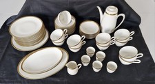 Retro Kaffeeservice Scherzer mit Goldrand - 49 Teile - Bavaria Germany