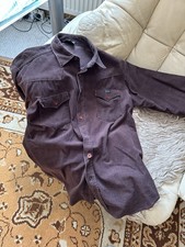 Retro Cordhemd Braun Gr M