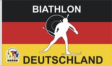 Biathlon Fahne Deutschland